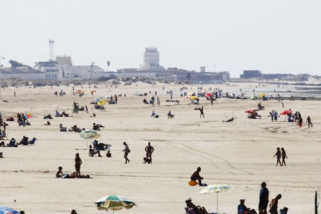 Playa de Cortadura, en Cádiz Playa de Cortadura, en Cádiz