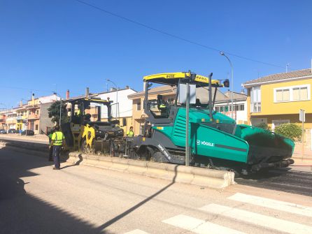 Obras en la CM-3114 en Motilla del Palancar Obras en la CM-3114 en Motilla del Palancar