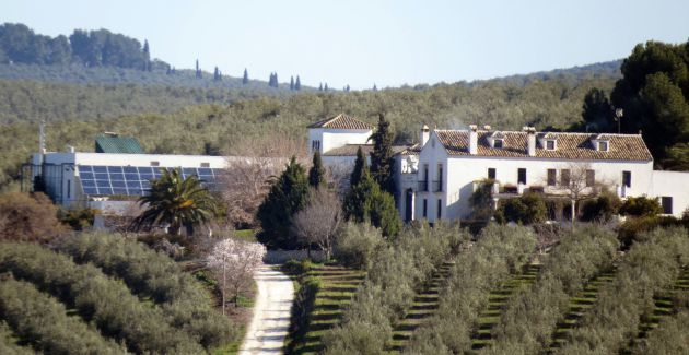 Instalaciones de la almazara bioclimática del Cortijo de Suerte Alta en Baena, Córdoba Instalaciones de la almazara bioclimática del Cortijo de Suerte Alta en Baena, Córdoba