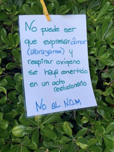 Reflexión del colectivo sobre el contacto físico. Reflexión del colectivo sobre el contacto físico.