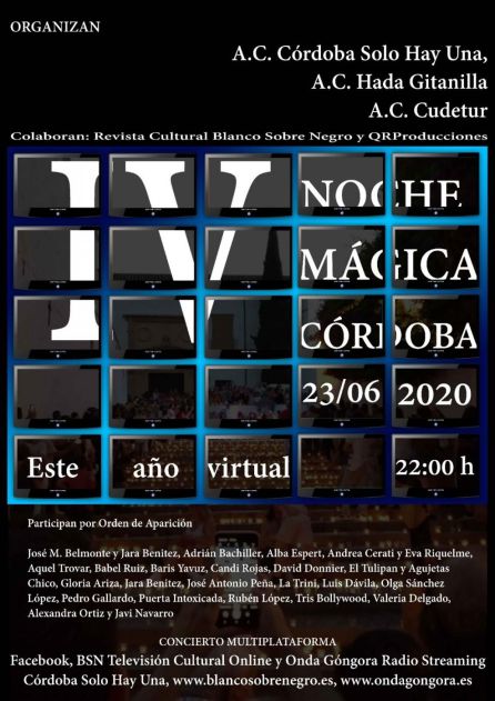 IV Noche Mágica de Córdoba. Programa IV Noche Mágica de Córdoba. Programa