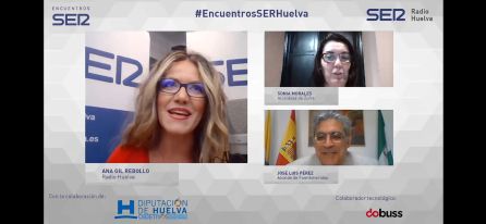 Momento del "Encuentro SER online: diálogos por la provincia" dedicado a la Sierra onubense Momento del "Encuentro SER online: diálogos por la provincia" dedicado a la Sierra onubense