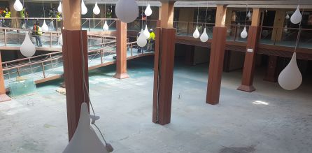 Zona reformada en los Depósitos de la Fiesta del árbol Zona reformada en los Depósitos de la Fiesta del árbol