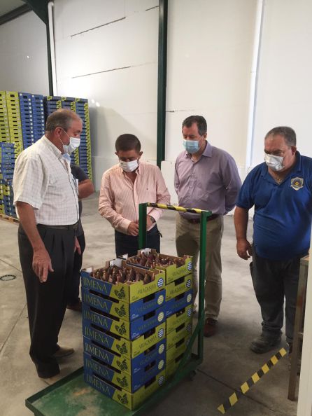El presidente de la Diputación Provincial ha podido comprobar la extrema calidad del producto El presidente de la Diputación Provincial ha podido comprobar la extrema calidad del producto