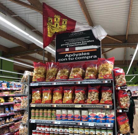 Expositor de los productos de la tierra Expositor de los productos de la tierra