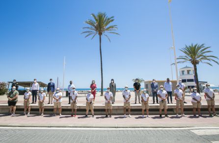 Presentación de los auxiliares de playa para Gandia Presentación de los auxiliares de playa para Gandia