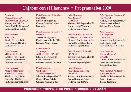 Cartel anunciador del IX Circuito 'Cajasur con el Flamenco' Cartel anunciador del IX Circuito 'Cajasur con el Flamenco'