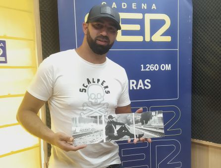 Fran Amado presenta su disco en Radio Algeciras Fran Amado presenta su disco en Radio Algeciras