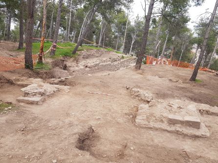 Parte del sendero medieval que se ha recuperado. Parte del sendero medieval que se ha recuperado.
