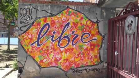 Mural embelleciendo una pared Mural embelleciendo una pared
