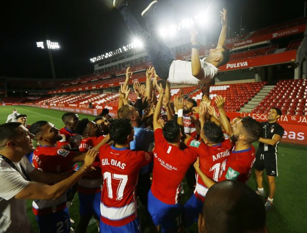 El Granada CF celebra en Los Cármenes su pase por primera vez en su historia a la UEFA Europa League El Granada CF celebra en Los Cármenes su pase por primera vez en su historia a la UEFA Europa League