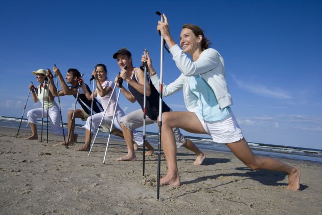 Nordic walking: mucho más que caminar Nordic walking: mucho más que caminar