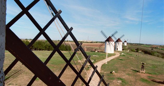 Molinos de viento de Mota del Cuervo. Molinos de viento de Mota del Cuervo.