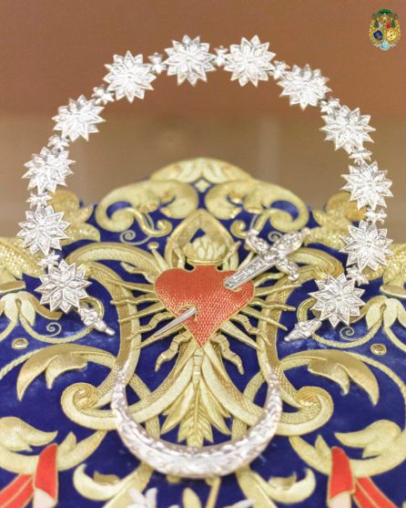 Detalle de las bambalinas María Santísima de la Concepción Coronada Detalle de las bambalinas María Santísima de la Concepción Coronada