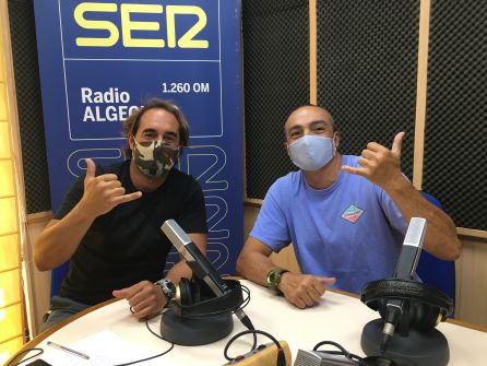 Fonsy Delgado y Miguel García Granado. Fonsy Delgado y Miguel García Granado.
