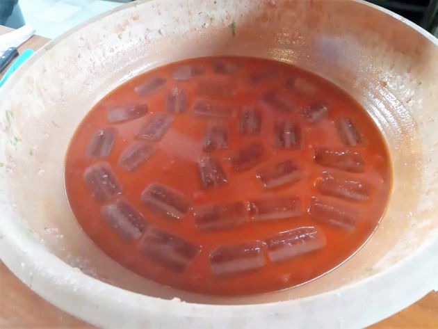 El gazpacho, terminado El gazpacho, terminado
