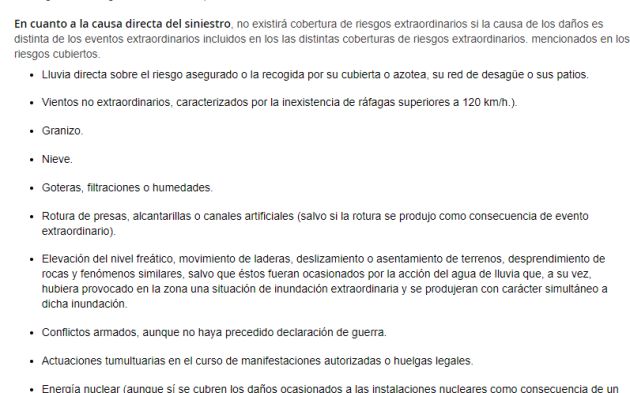 Cobertura y exclusiones Cobertura y exclusiones