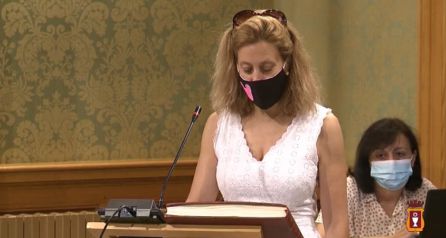 Toma de posesión de la concejala de Cuenca nos Une, Ana Isabel Payán, Toma de posesión de la concejala de Cuenca nos Une, Ana Isabel Payán,
