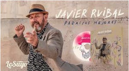 Javier Ruibal. Portada del disco Paraisos mejores Javier Ruibal. Portada del disco Paraisos mejores