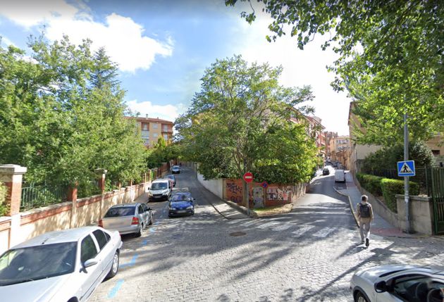 Espacio entre las calles Morillo y Antonio Machado en la actualidad Espacio entre las calles Morillo y Antonio Machado en la actualidad