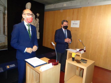 Javier Ortega (izq) y César Rico explicaron algunos detalles de esta actuación Javier Ortega (izq) y César Rico explicaron algunos detalles de esta actuación