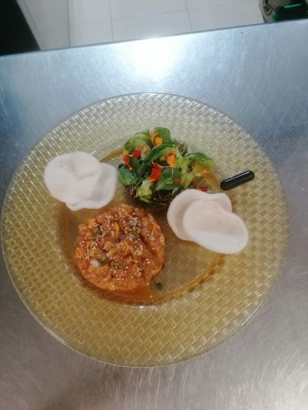 Tartar de salmón Tartar de salmón