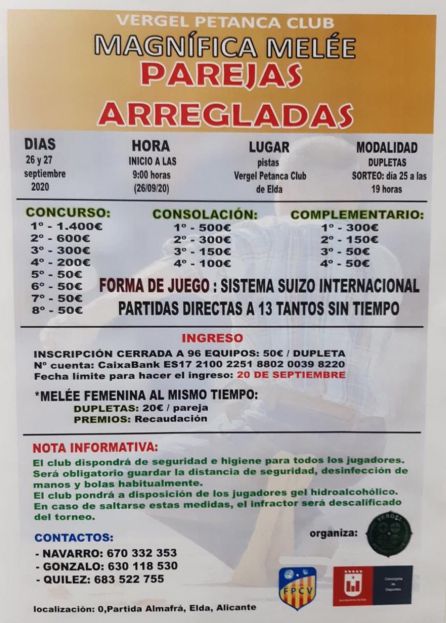Melée por parejas Melée por parejas