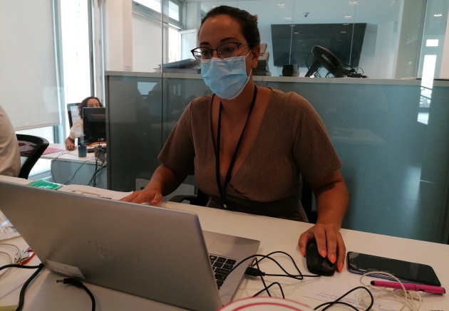 Patricia Viña es una de las coordinadoras del grupo de trabajo de rastreadores de la isla de Tenerife Patricia Viña es una de las coordinadoras del grupo de trabajo de rastreadores de la isla de Tenerife