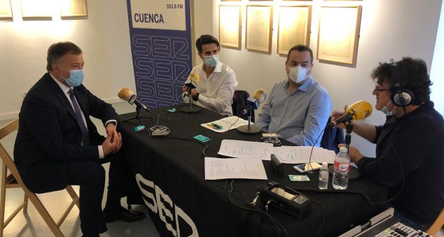 Darío Dolz, Javier Redondo, Jorge Monedero y Paco Auñón durante la emisión del programa. Darío Dolz, Javier Redondo, Jorge Monedero y Paco Auñón durante la emisión del programa.