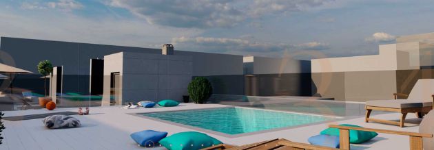 La azotea contará con dos piscinas La azotea contará con dos piscinas