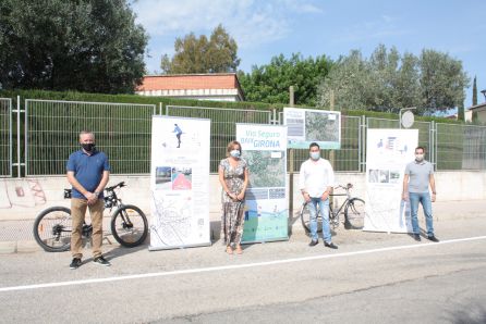 Presentación de la 'Vía Segura Baix Girona'. Presentación de la 'Vía Segura Baix Girona'.