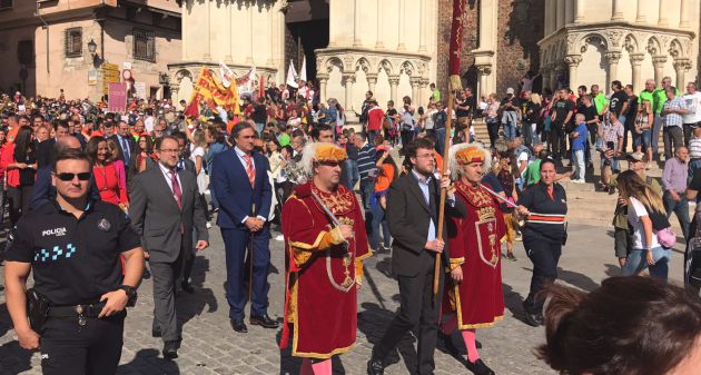 Traslado del pendón del rey Alfonso VIII en 2017. Traslado del pendón del rey Alfonso VIII en 2017.