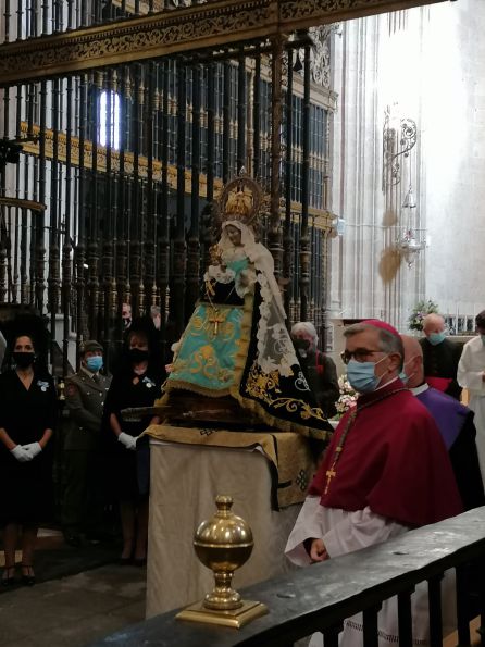 Virgen de la Fuencisla antes de su traslado al Santuario Virgen de la Fuencisla antes de su traslado al Santuario