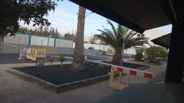 Zona destinada a la unidad de radioterapia del hospital Doctor José Molina Orosa de Arrecife. Zona destinada a la unidad de radioterapia del hospital Doctor José Molina Orosa de Arrecife.