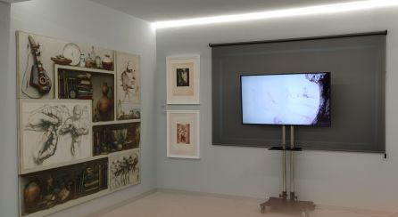 Uno de los rincones de la sala. Uno de los rincones de la sala.