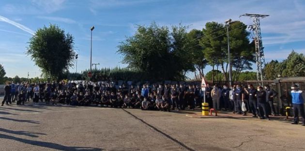 Concentración de trabajadores de ITP Aero Concentración de trabajadores de ITP Aero
