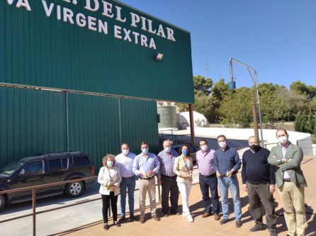 Momento de la visita a la Cooperativa Nª Sª del Pilar de Andaraje Momento de la visita a la Cooperativa Nª Sª del Pilar de Andaraje