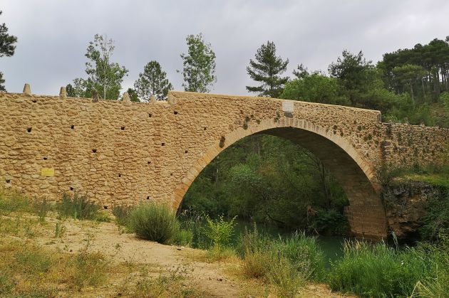 Aspecto del puente del Chantre tras la restauración. Aspecto del puente del Chantre tras la restauración.