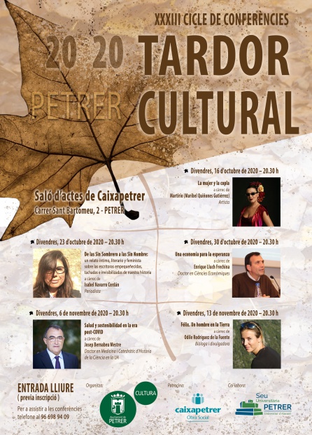 cartel del XXXIII Ciclo de Conferencias “Otoño Cultural” cartel del XXXIII Ciclo de Conferencias “Otoño Cultural”