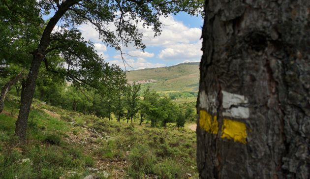 La ruta sigue el sendero PR Cu-07. La ruta sigue el sendero PR Cu-07.