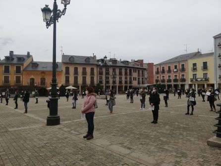 Protesta peluquerías en Ponferrada Protesta peluquerías en Ponferrada
