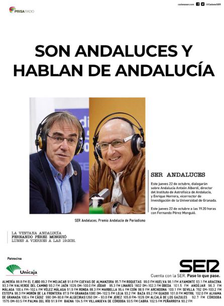 Antxón Alberdi y Enrique Herrera, en 'SER Andaluces' Antxón Alberdi y Enrique Herrera, en 'SER Andaluces'