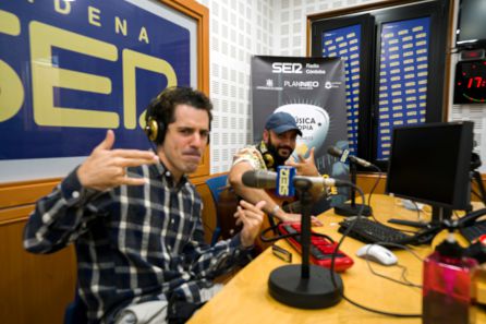 Scott McClain y Nacho "Papote" Pérez en Radio Córdoba Scott McClain y Nacho "Papote" Pérez en Radio Córdoba