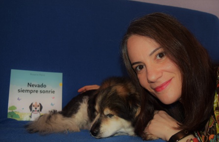 Peiró, junto a su perro mastín, Nevado Peiró, junto a su perro mastín, Nevado
