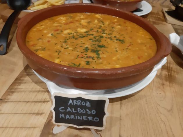 Arroz caldoso marinero Arroz caldoso marinero