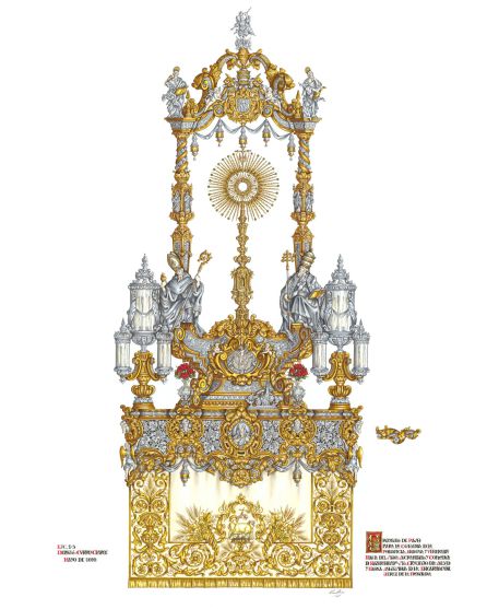 Proyecto del nuevvo paso de la Custodia del Santísimo del Corpus de Minerva Proyecto del nuevvo paso de la Custodia del Santísimo del Corpus de Minerva