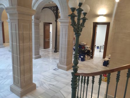 Tareas de mudanza al ayuntamiento de Linares. Tareas de mudanza al ayuntamiento de Linares.