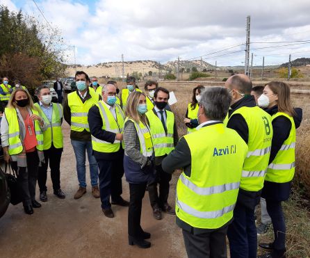 Visita de la Consejera a la Estación de Vadollano-Linares Visita de la Consejera a la Estación de Vadollano-Linares