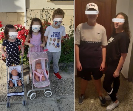 Los hermanos que ahora están separados. Las más pequeñas con familias de acogida, las cuales dicen tener ya nuevos padres. El mediano se encuentra en un centro de La Carolina y los dos mayores en pisos de menores en Jaén. Los hermanos que ahora están separados. Las más pequeñas con familias de acogida, las cuales dicen tener ya nuevos padres. El mediano se encuentra en un centro de La Carolina y los dos mayores en pisos de menores en Jaén.