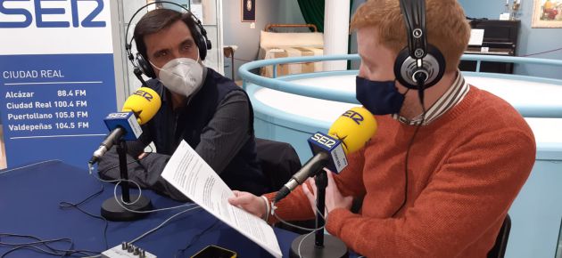 Daniel Reina alcalde de Almagro durante su intervención en el programa con el Coordinador de Hoy por Hoy Ciudad Real, Kevin Orman Daniel Reina alcalde de Almagro durante su intervención en el programa con el Coordinador de Hoy por Hoy Ciudad Real, Kevin Orman